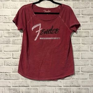 Lucky Brand Fender Graphic T Fine Electric Instrument Retro Look | Size: Medium
